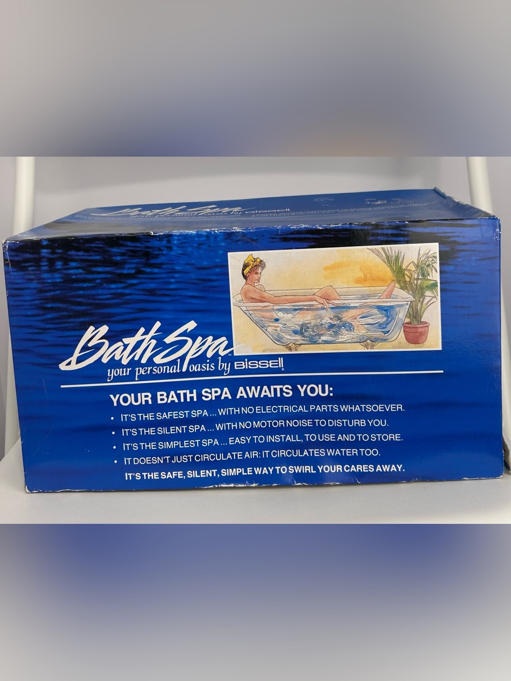 Vintage 1980s Bissell Bath Spa Personal Oasis Bathtub Whirlpool Kit
